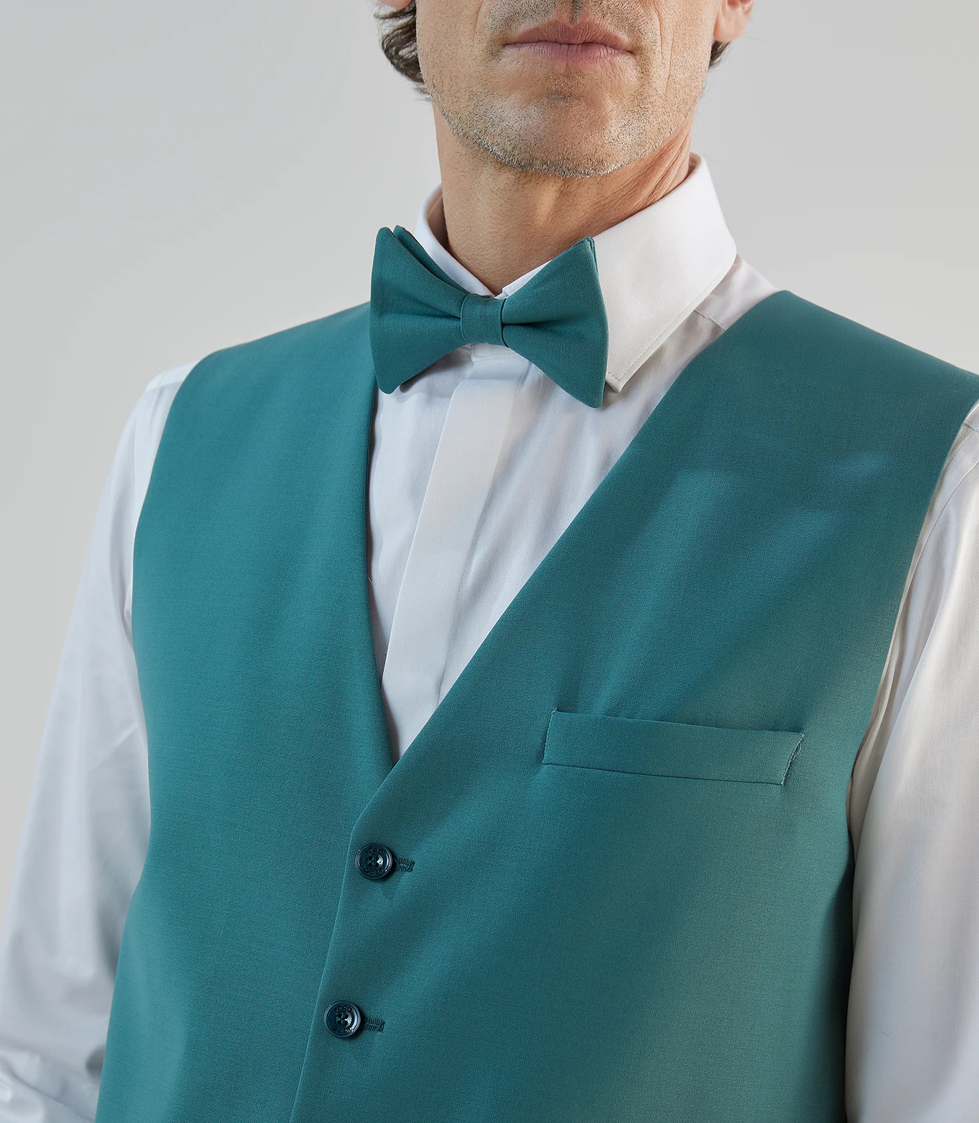 Gilet ville en laine majoritaire vert - IZAC