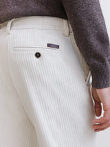 Pantalon en velours écru - IZAC