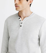T-shirt avec boutons gris - IZAC