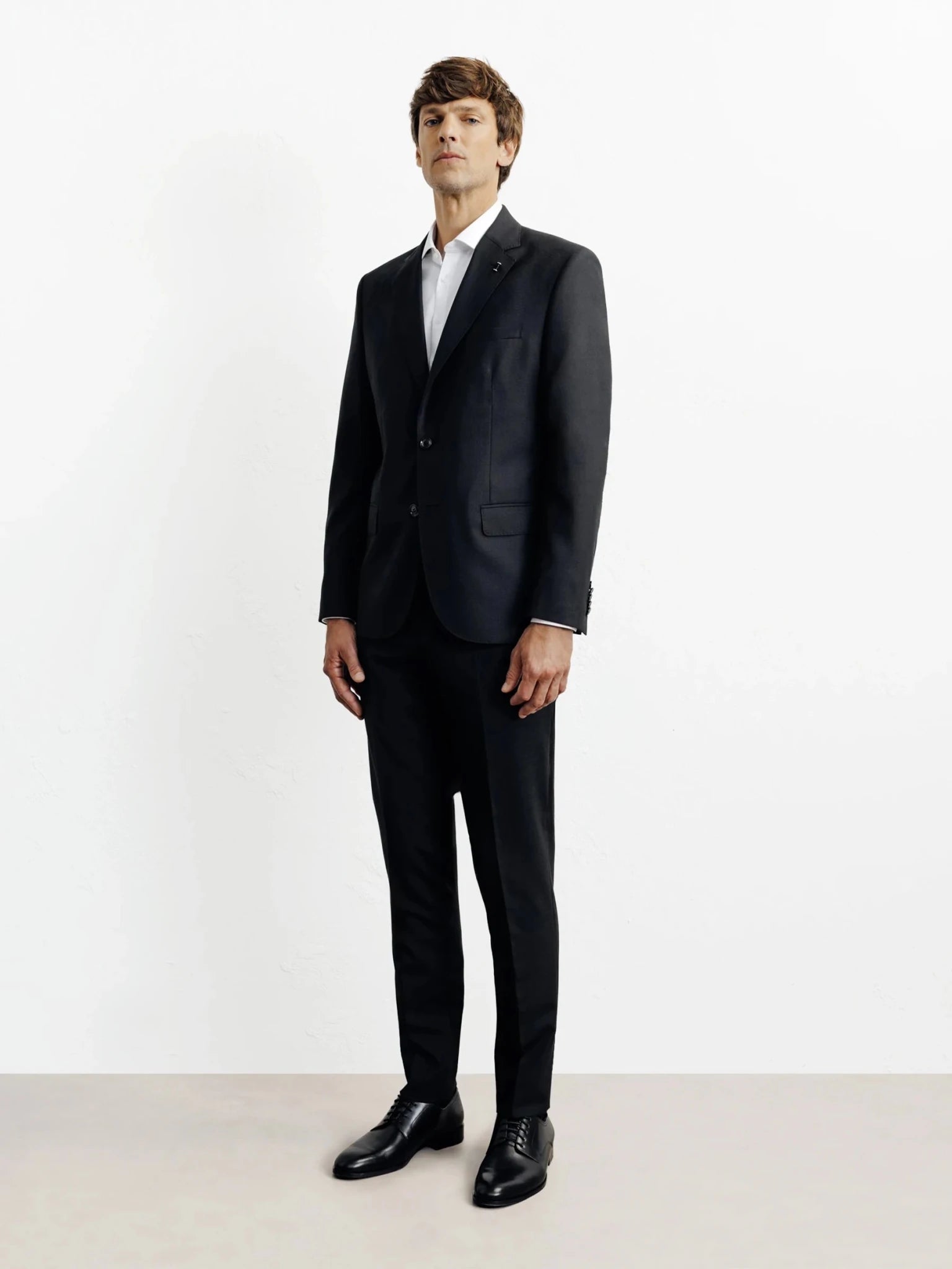 Costume 100% laine noir - IZAC