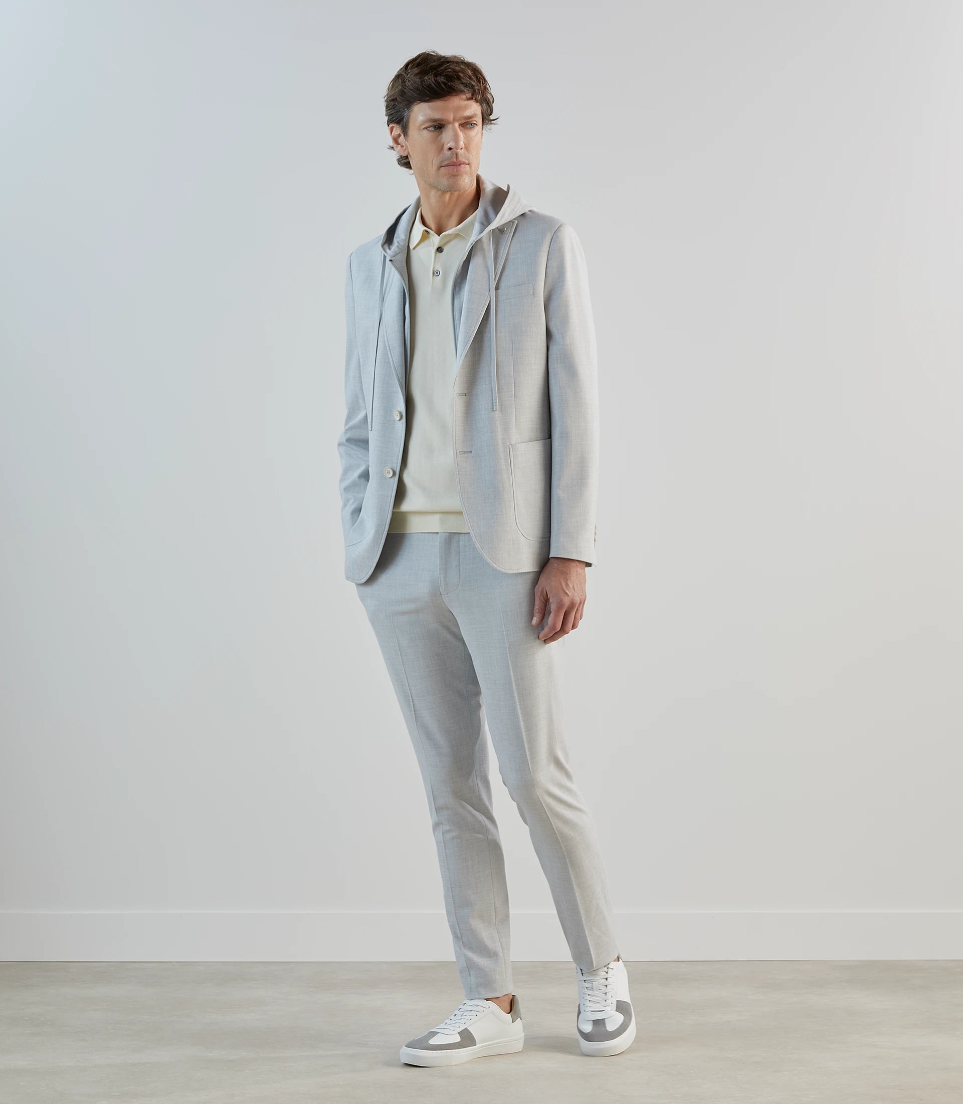 Veste ville avec parementure gris clair - IZAC