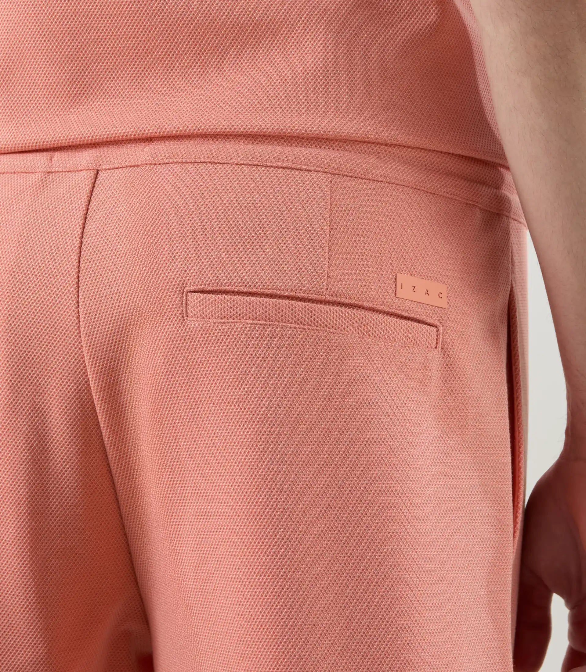 Bermuda en maille orange - IZAC