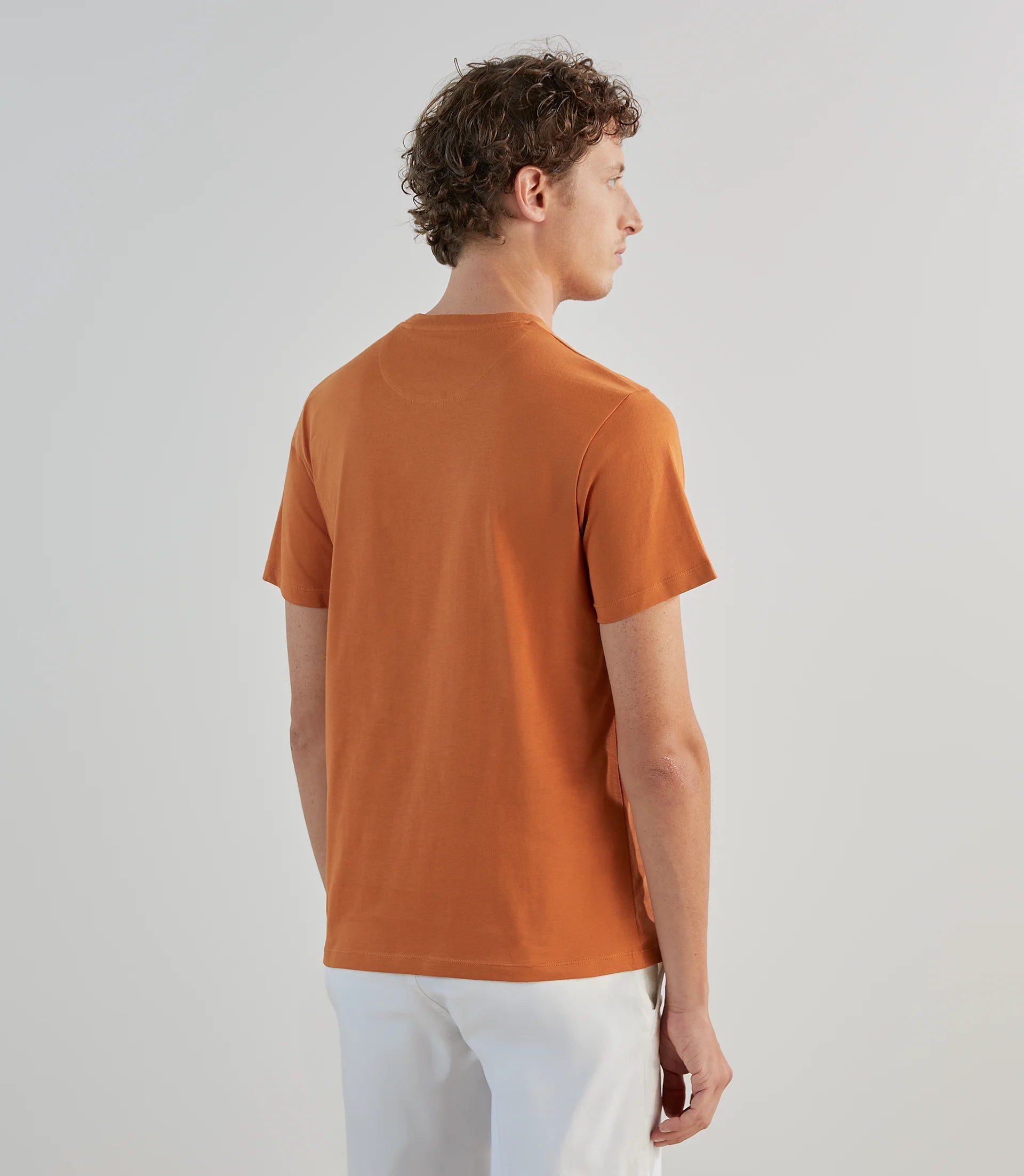 T-shirt à manches courtes orange - IZAC