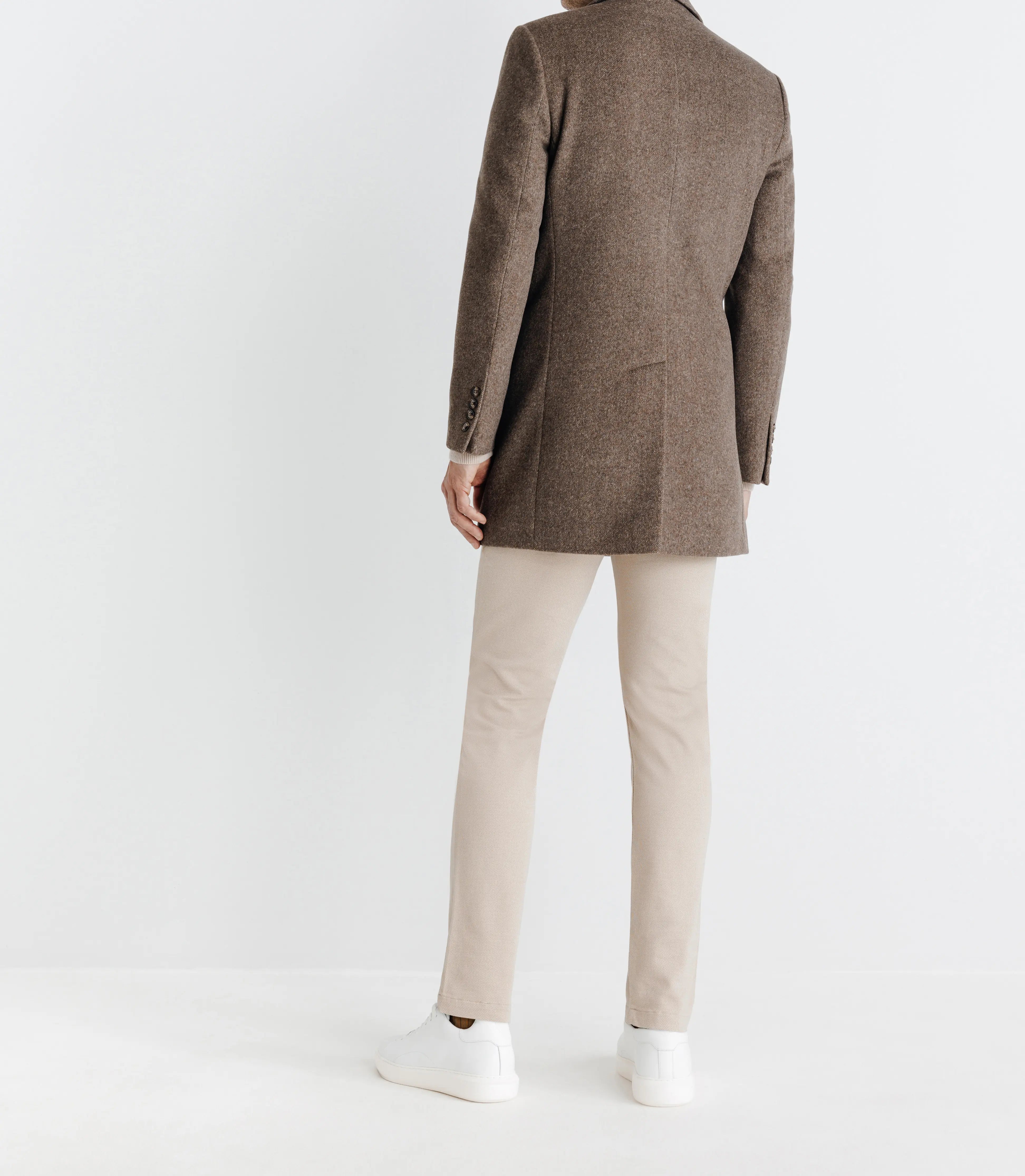 Manteau ville parementure chataigne - IZAC