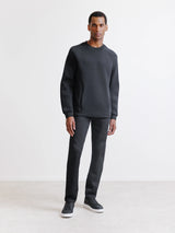 Sweat col rond noir - IZAC