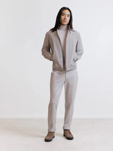 Blouson avec capuche beige - IZAC