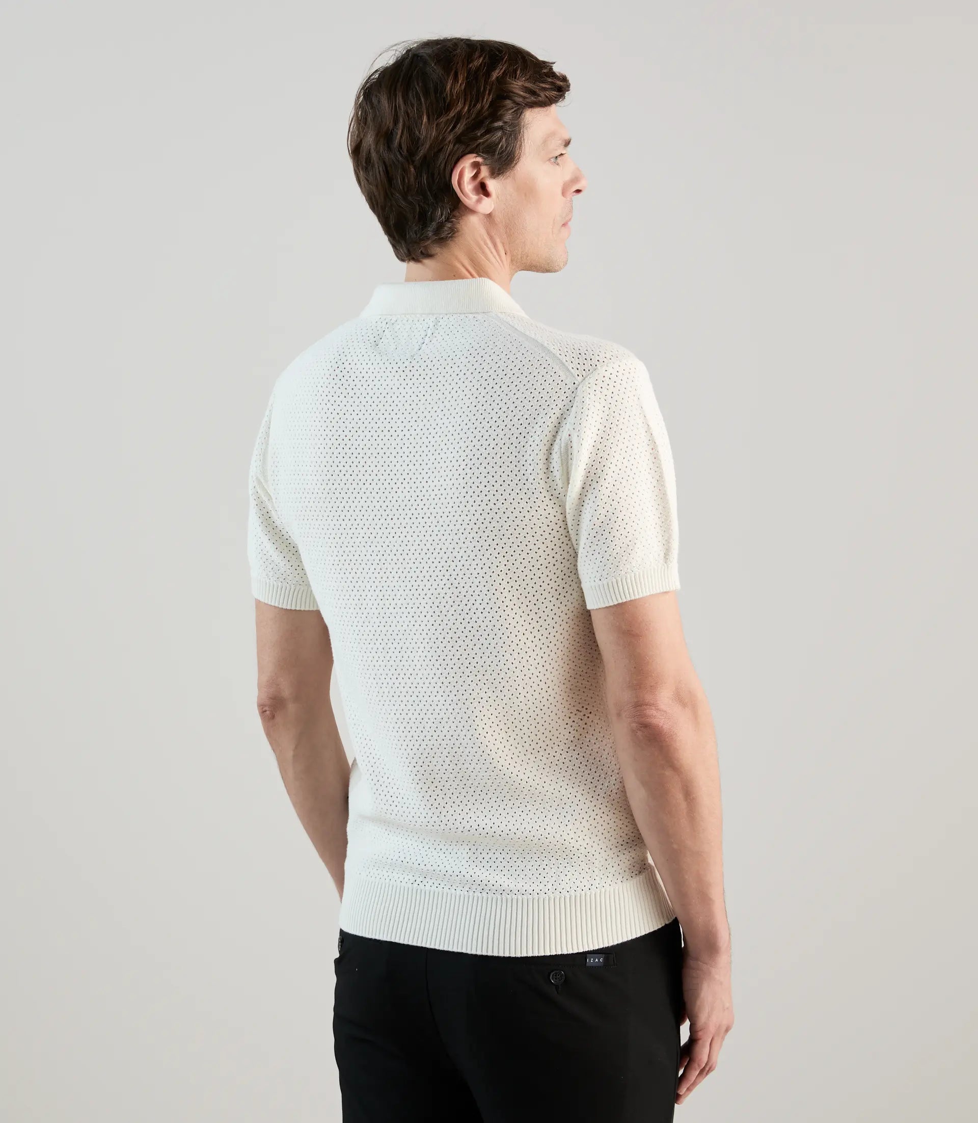 Polo col boutonné écru - IZAC