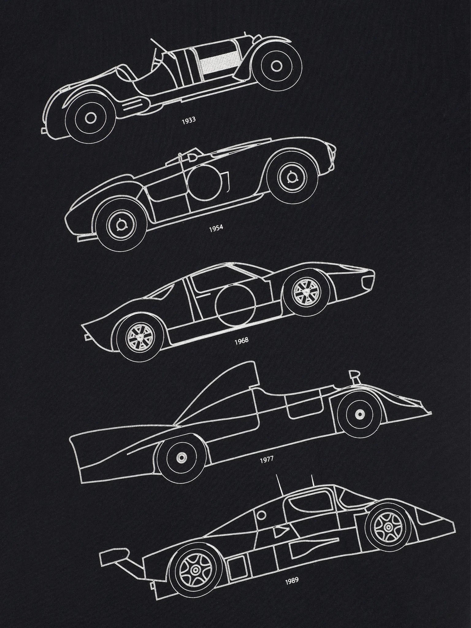 T-shirt col rond marine 24h Le Mans - IZAC
