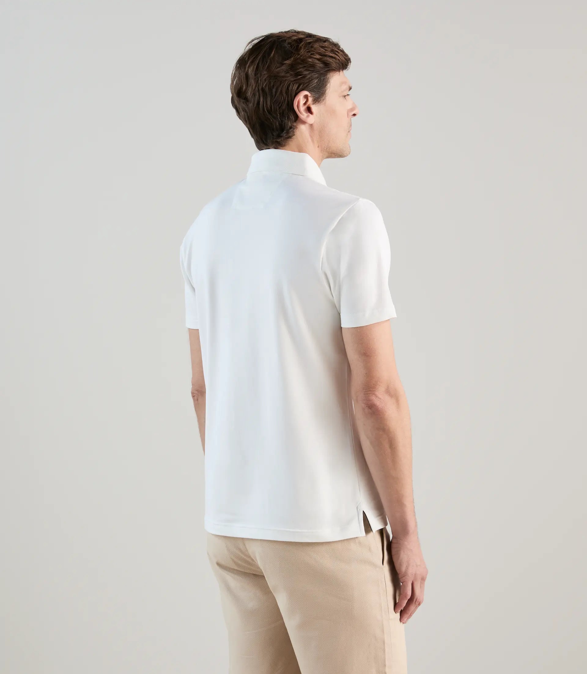 Polo piqué blanc - IZAC