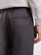 Brown drawstring trousers