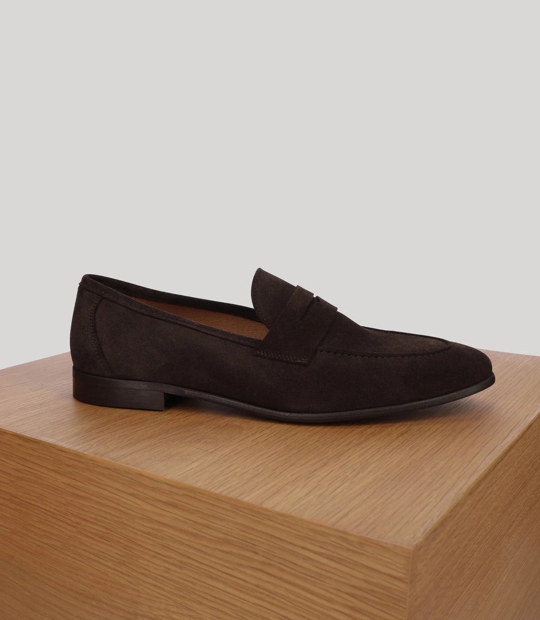 Mocassin ville en suède marron - IZAC