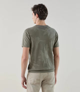 T-shirt en maille kaki - IZAC