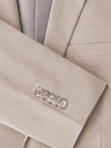 Costume 2 boutons beige - IZAC