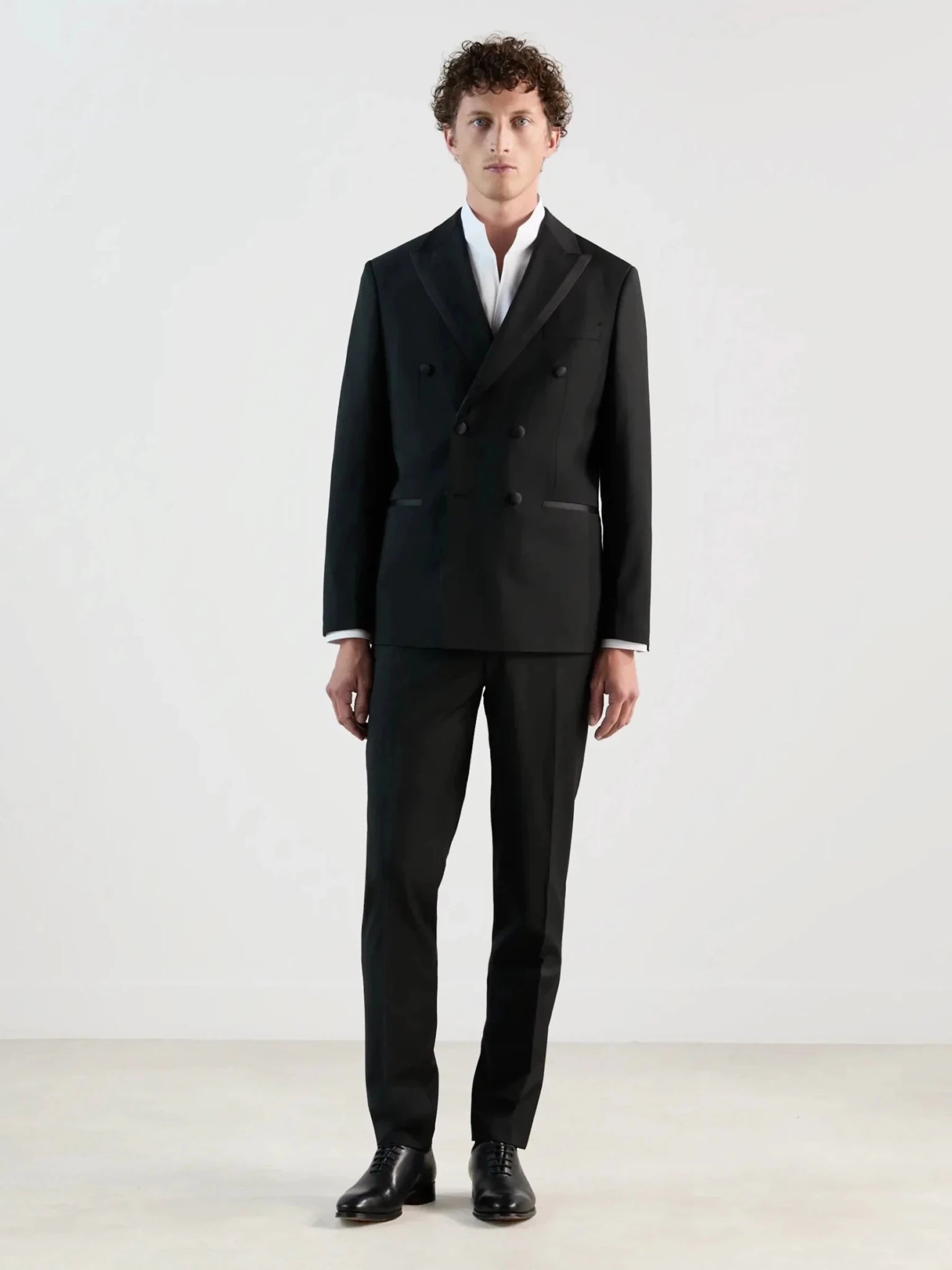 Costume croisé noir - IZAC
