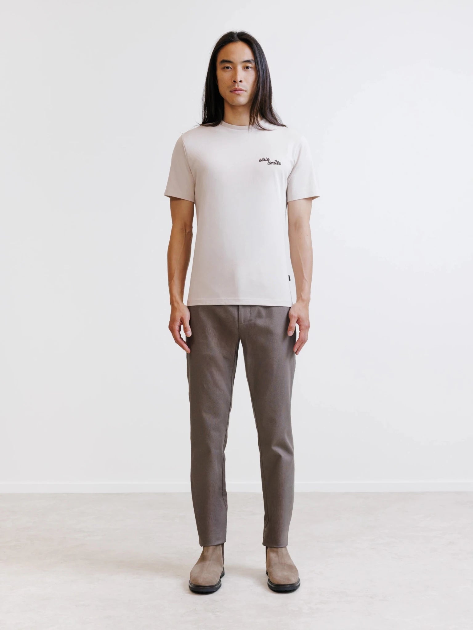 T-shirt à manches courtes beige - IZAC