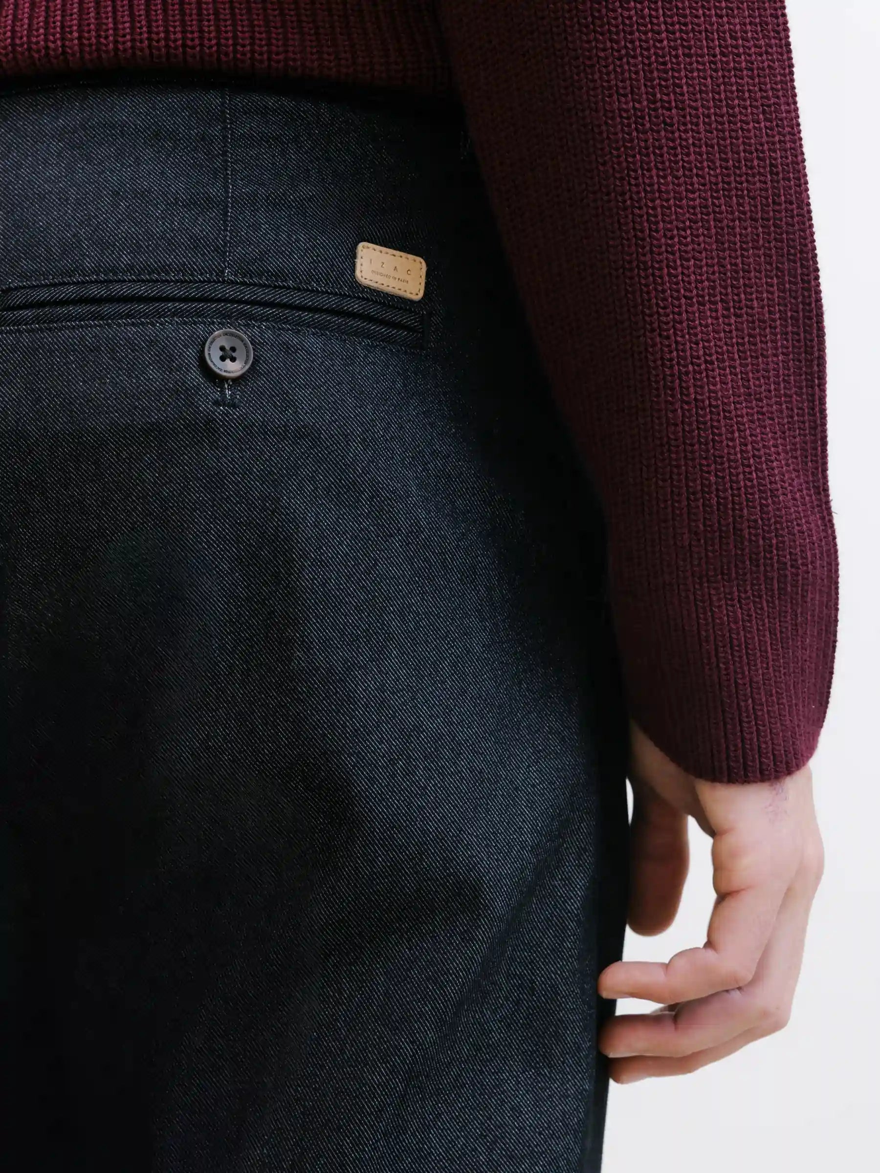Black casual trousers