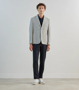 Veste casual en maille gris clair - IZAC