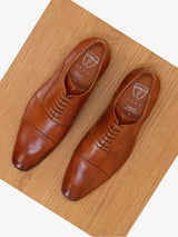 Richelieu en cuir marron - IZAC
