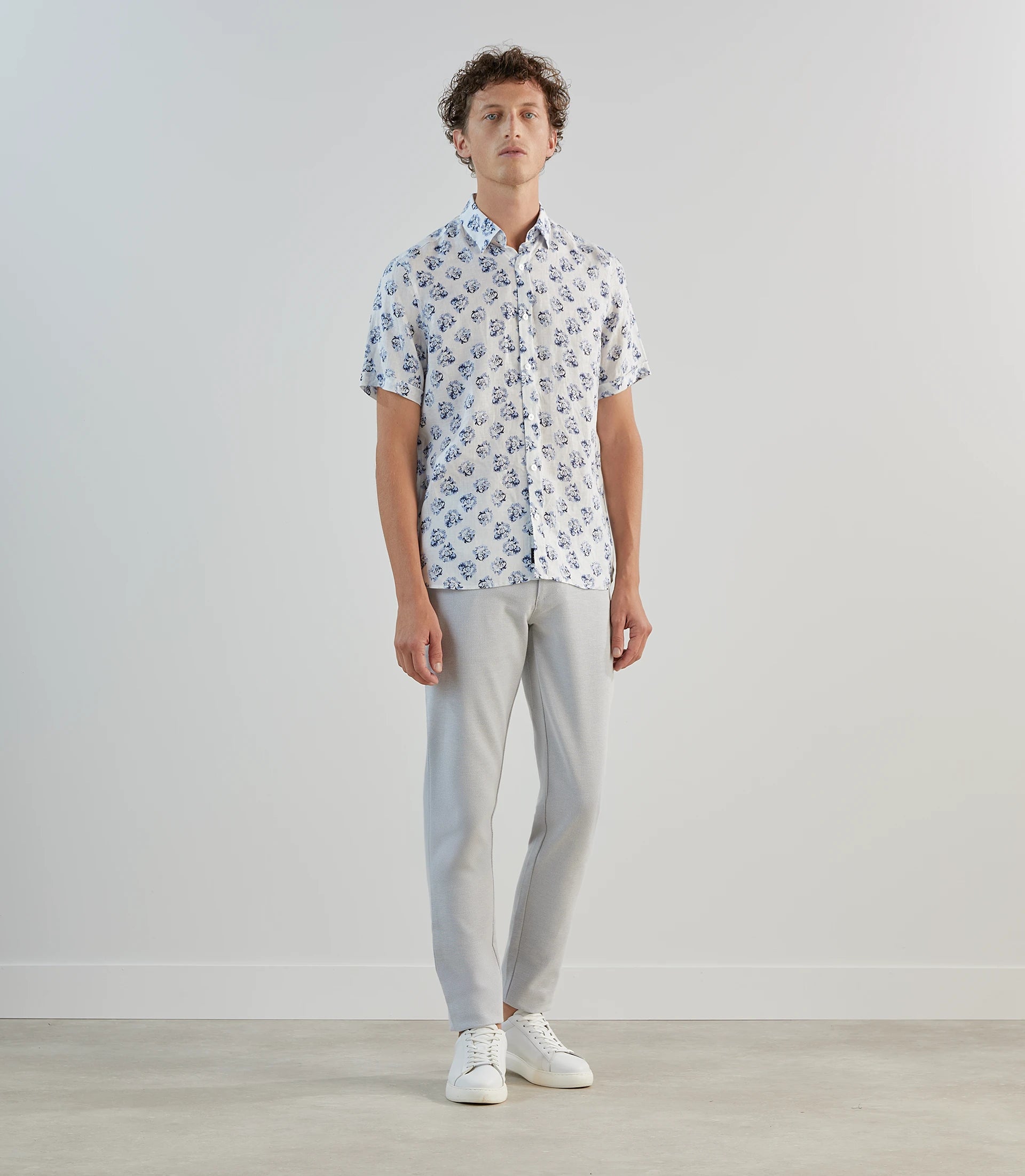 Chemise fantaisie blanche - IZAC