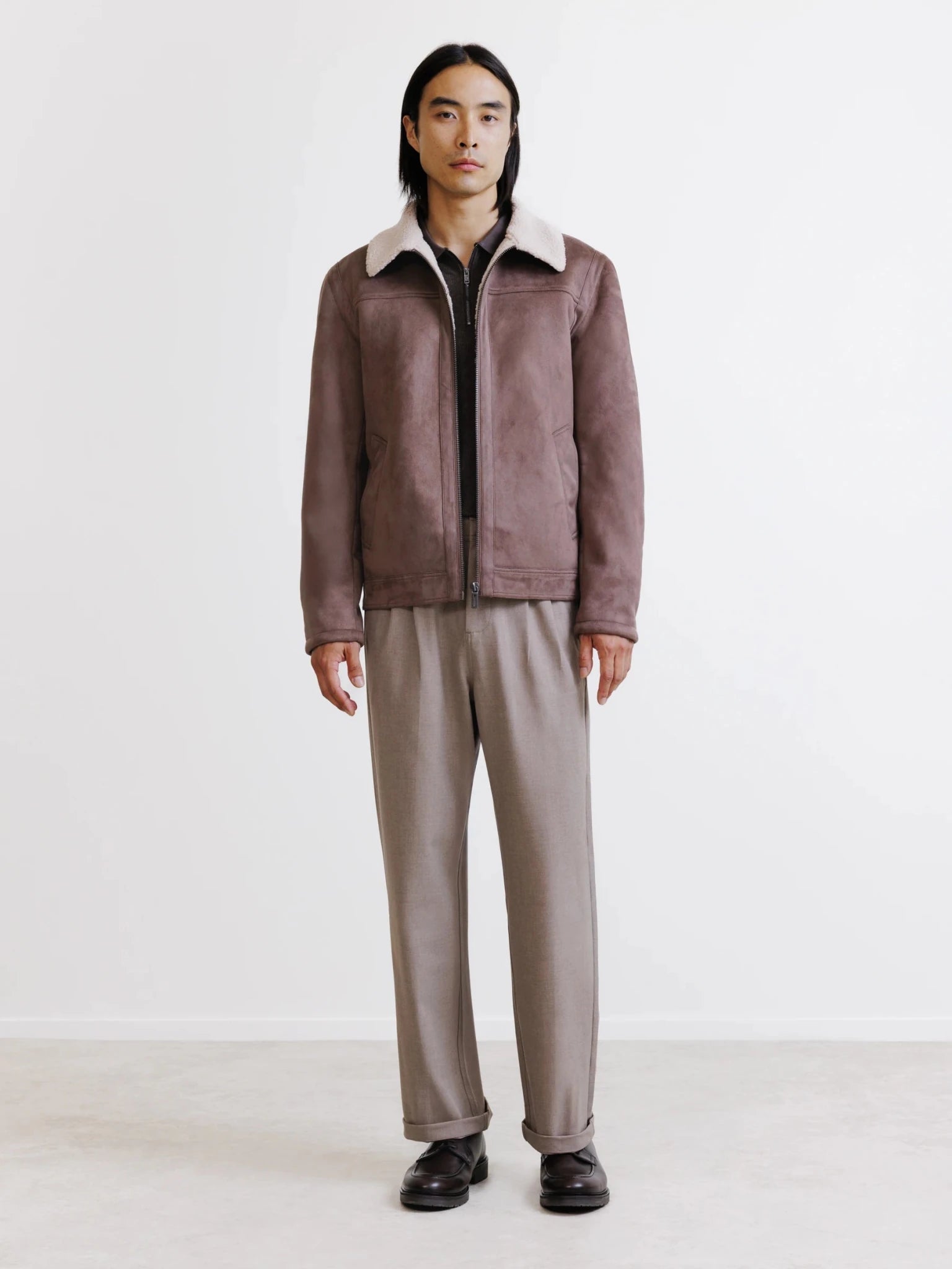Blouson bombardier taupe - IZAC