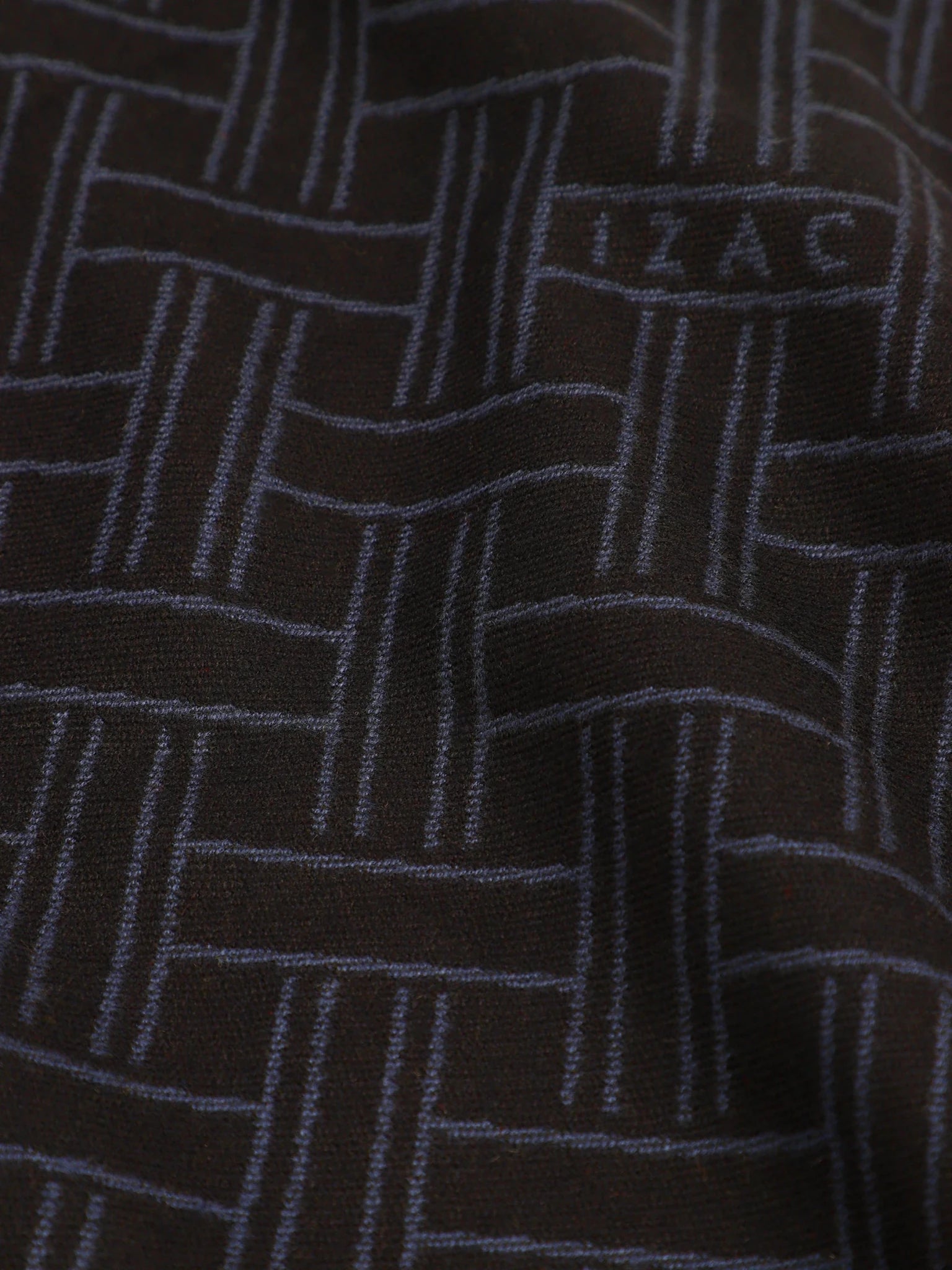 Écharpe à motifs marine - IZAC