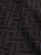 Écharpe à motifs marine - IZAC