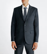 Costume 2 boutons en laine gris - IZAC