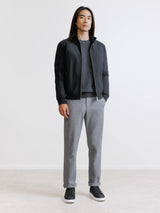 Black high-neck jacket