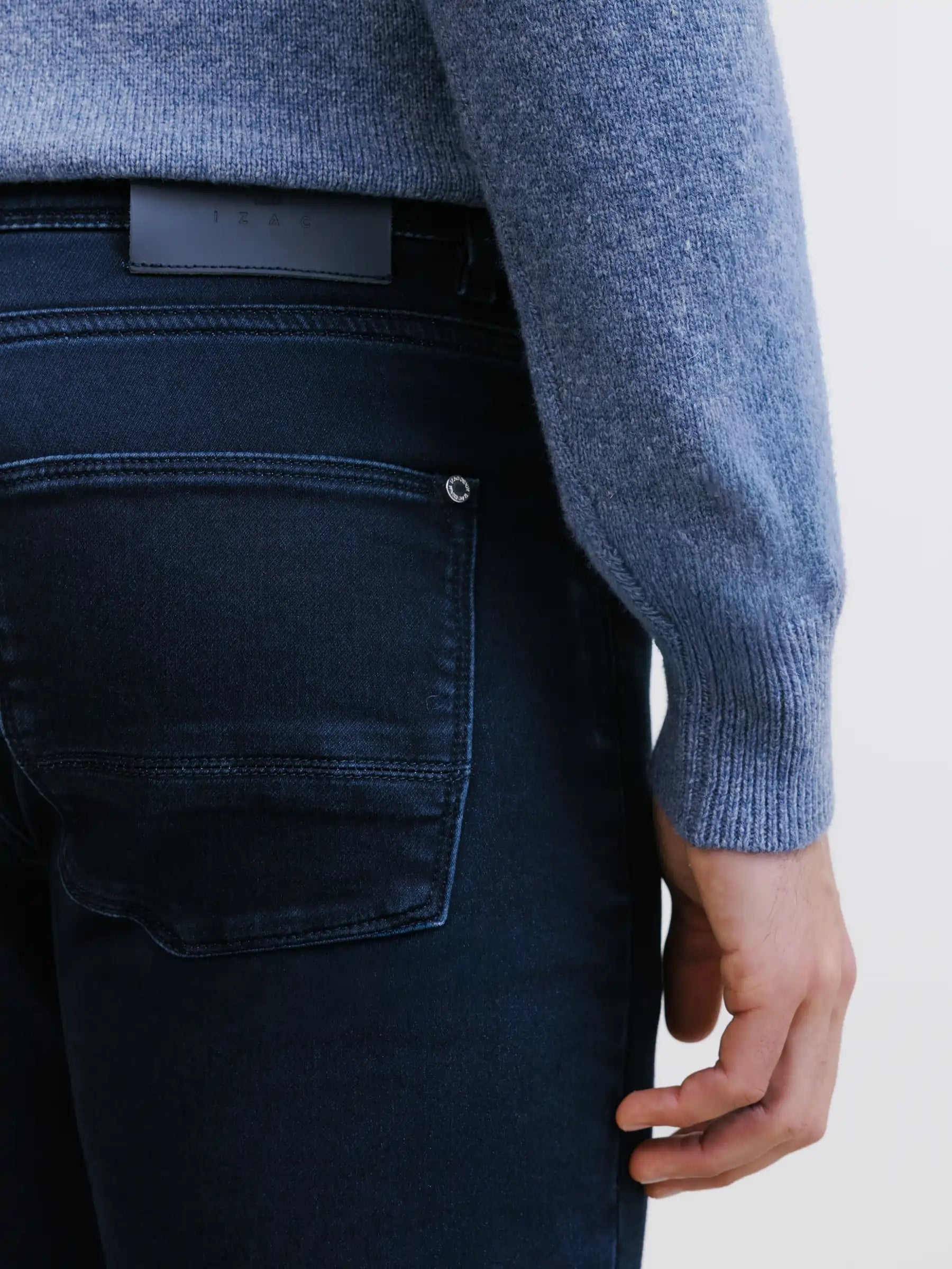 Jean 5 poches slim marine