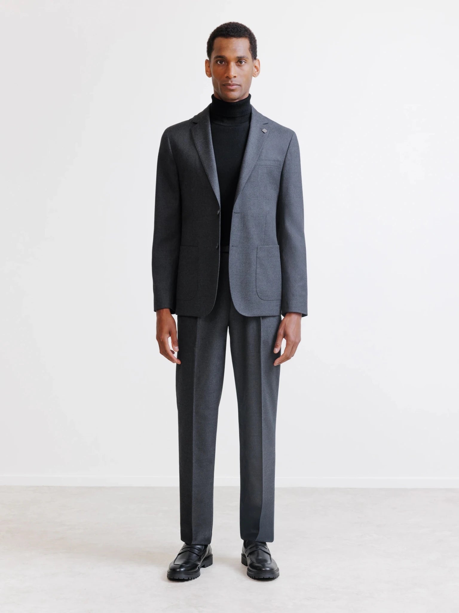 Veste 2 boutons grise - IZAC