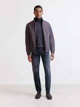 Blouson avec capuche marron - IZAC