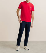 T-shirt à poche rouge - IZAC