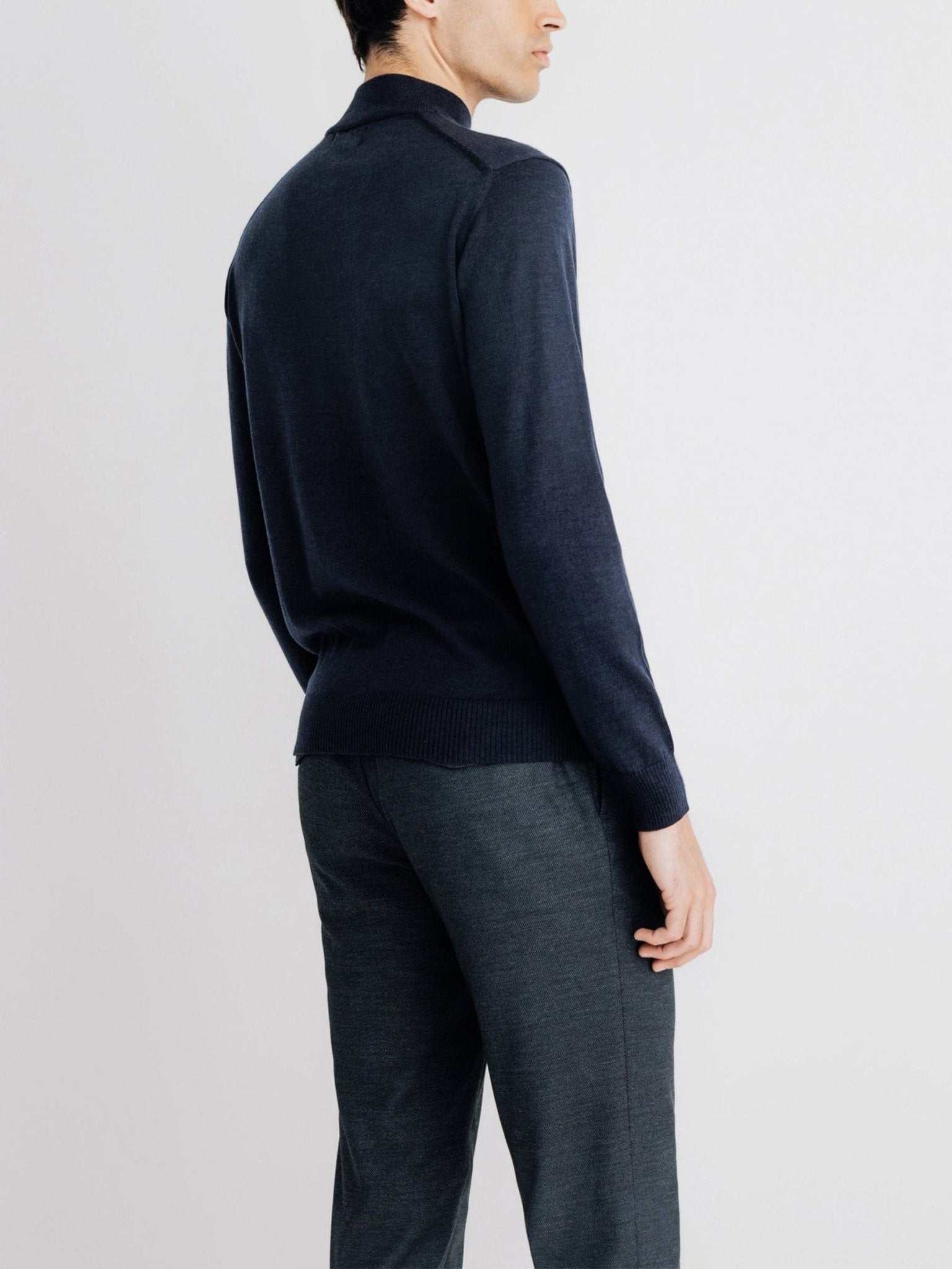 Pull col cheminée marine - IZAC