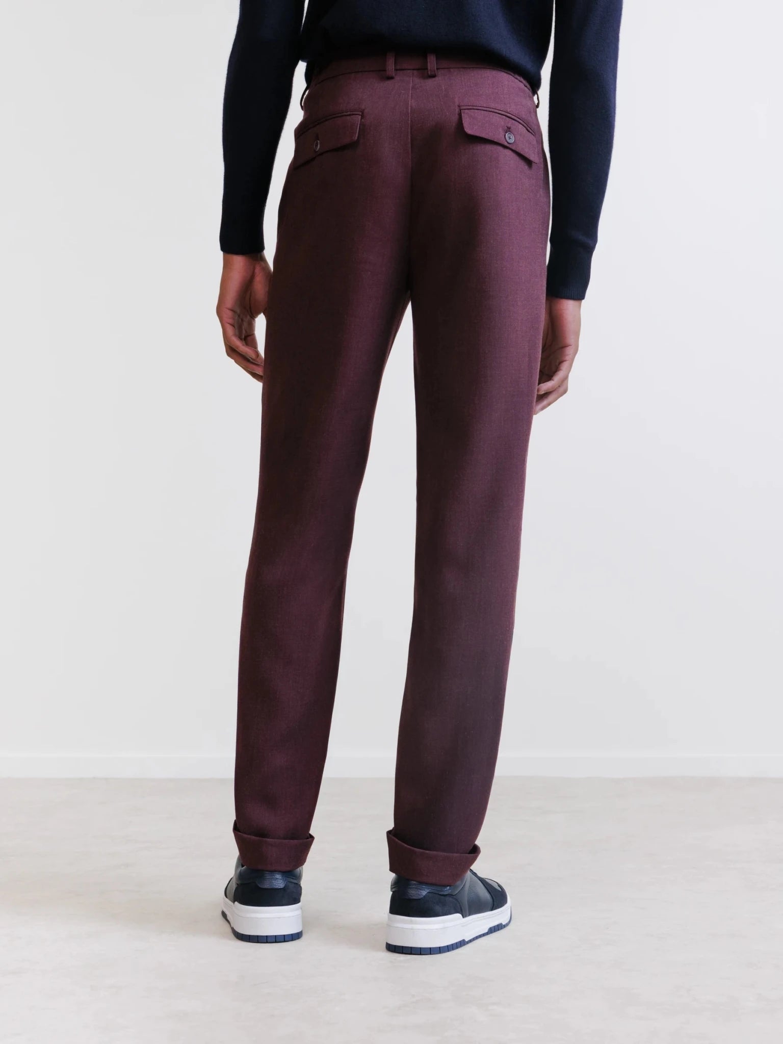 Pantalon armuré bordeaux - IZAC