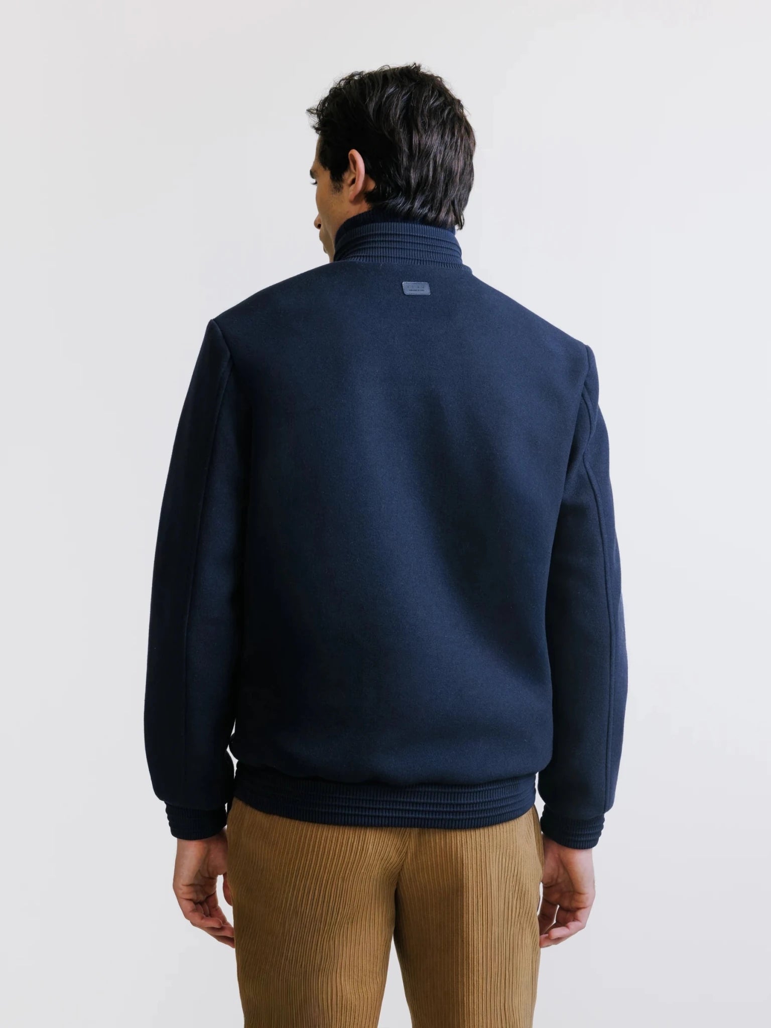 Blouson col montant marine - IZAC