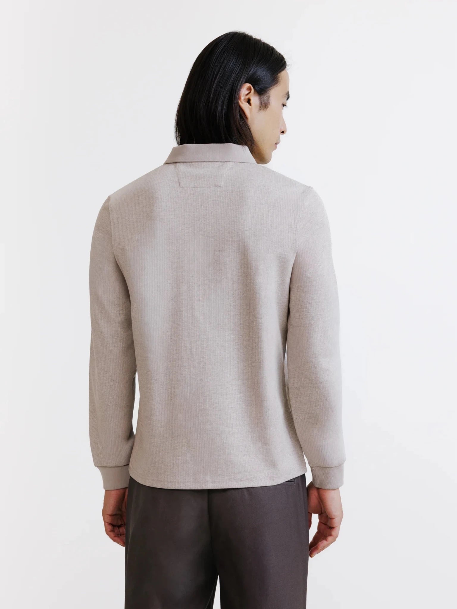 Polo zippé beige - IZAC