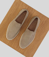 Mocassin casual en suède beige - IZAC