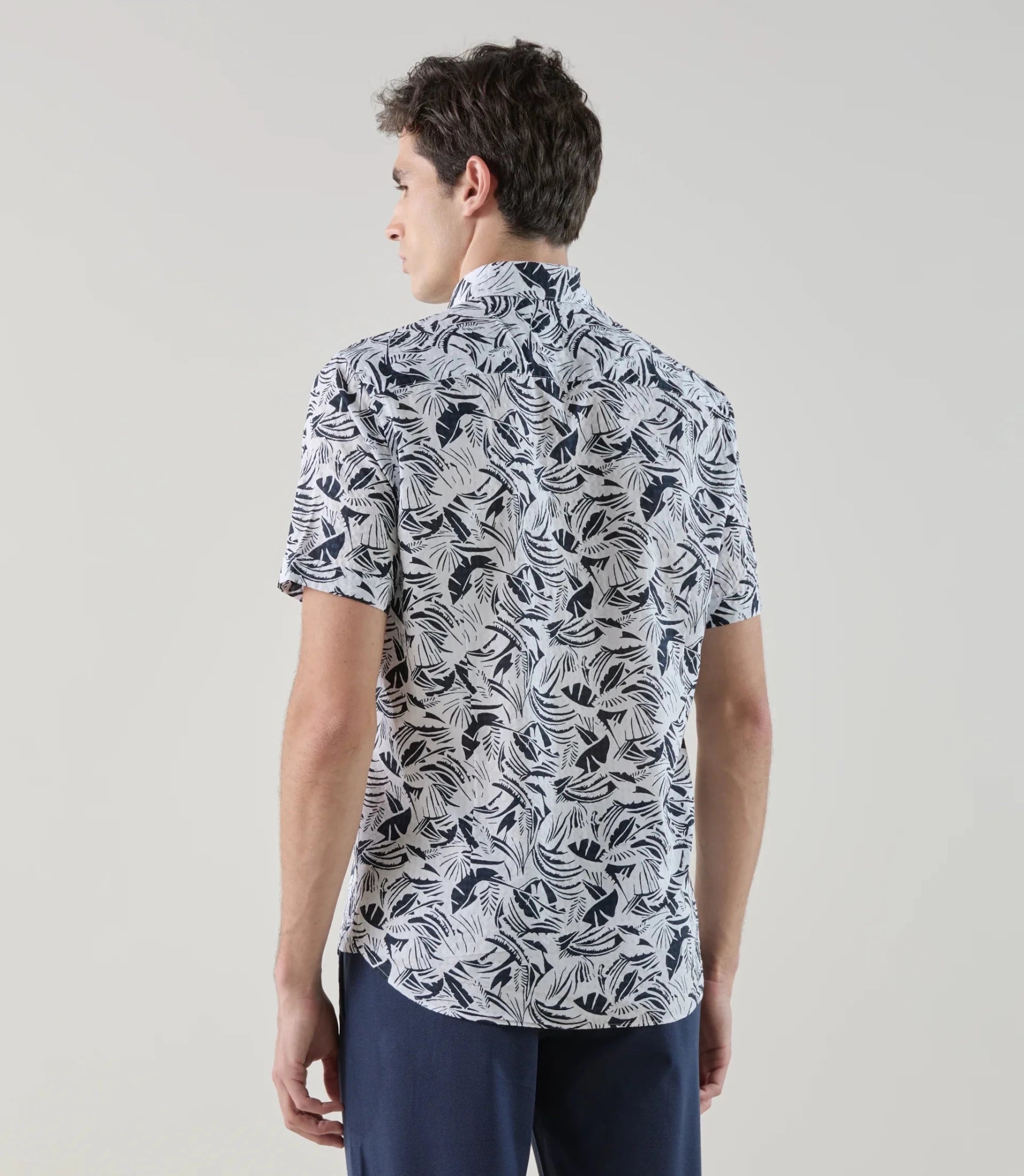 Chemise fantaisie marine - IZAC