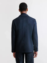 Veste ville en flanelle marine - IZAC