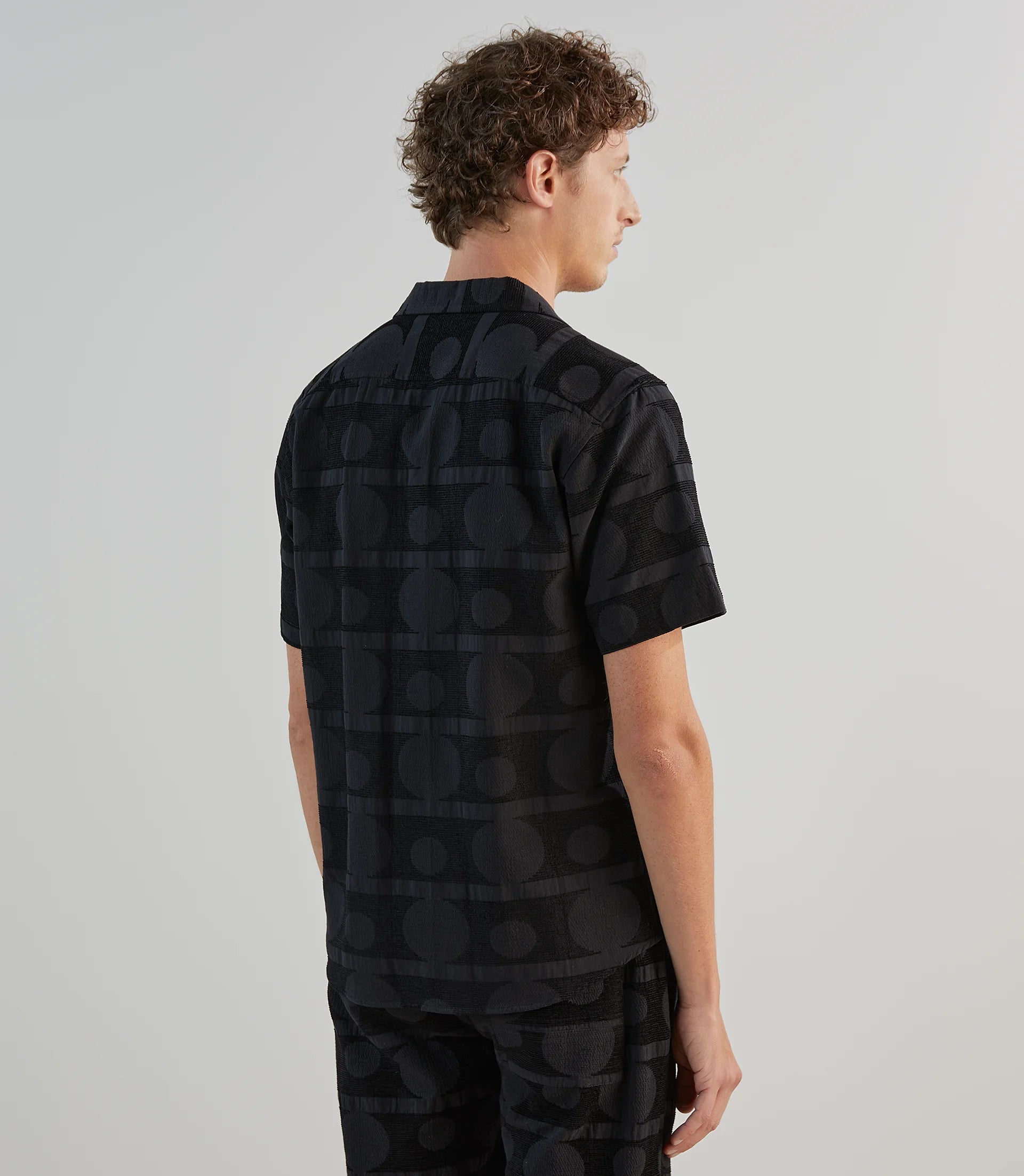Chemise fantaisie noire - IZAC