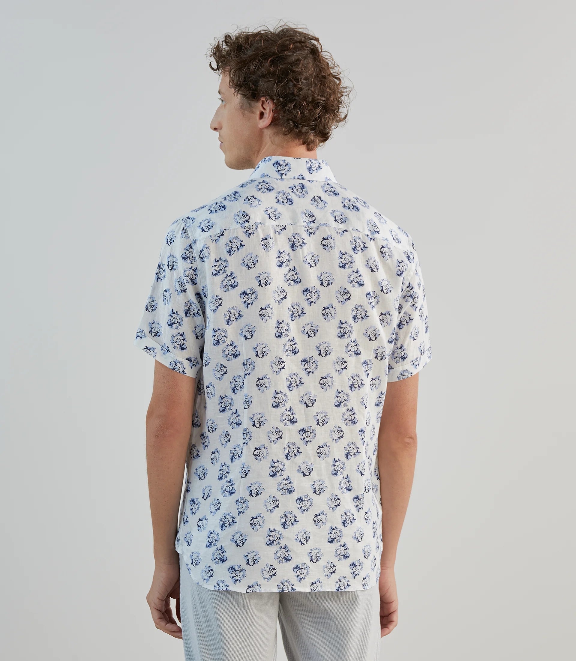 Chemise fantaisie blanche - IZAC