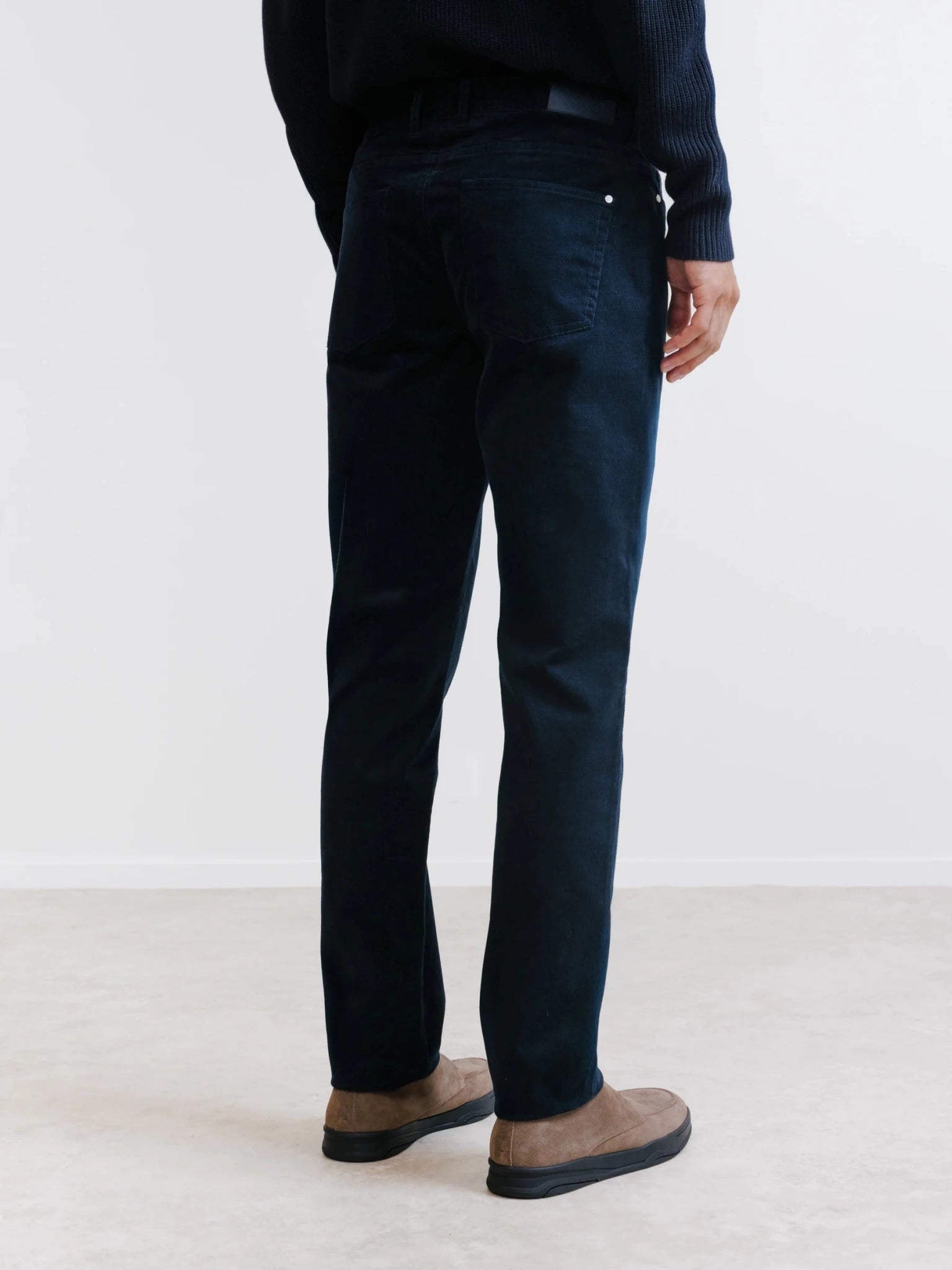 Pantalon en velours marine - IZAC