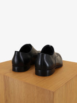 Chaussures richelieu en cuir noir - IZAC