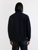 Gilet en maille marine - IZAC
