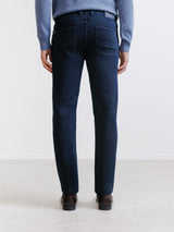 Jean 5 poches slim marine