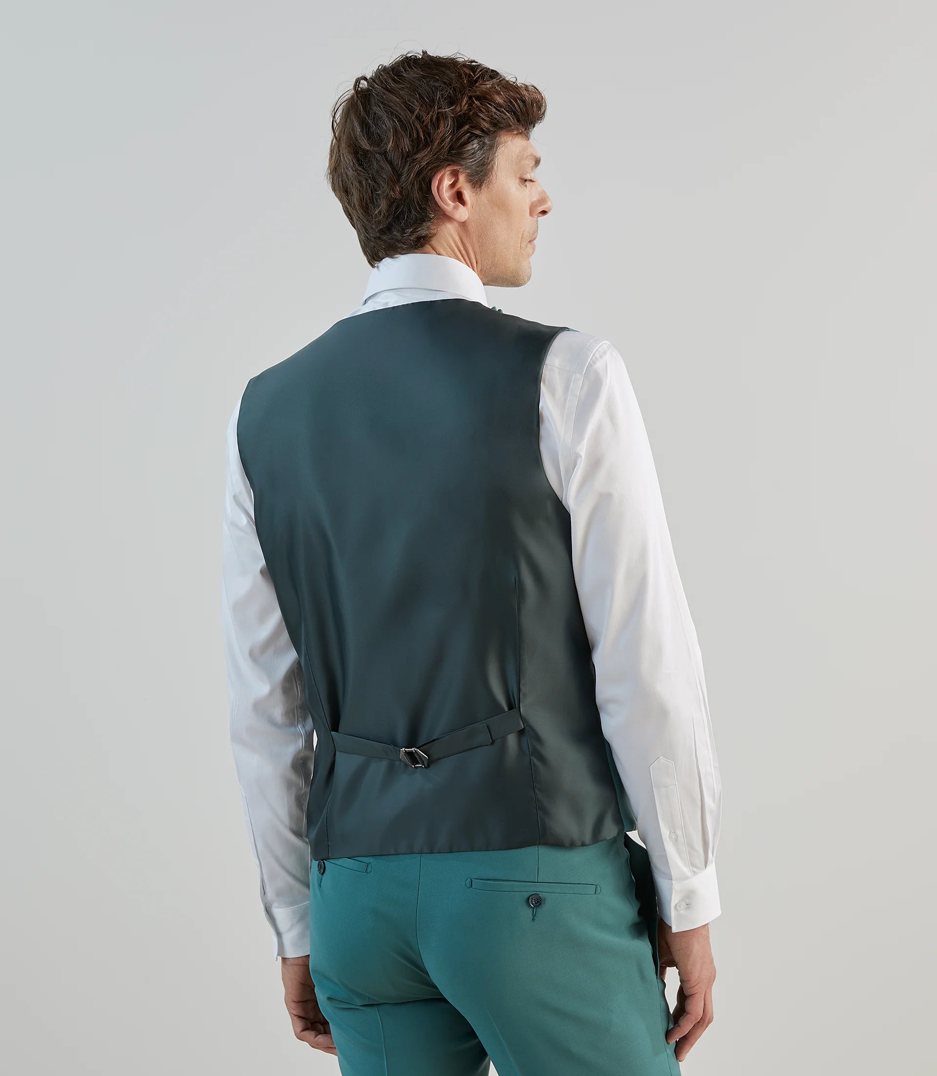 Gilet ville en laine majoritaire vert - IZAC