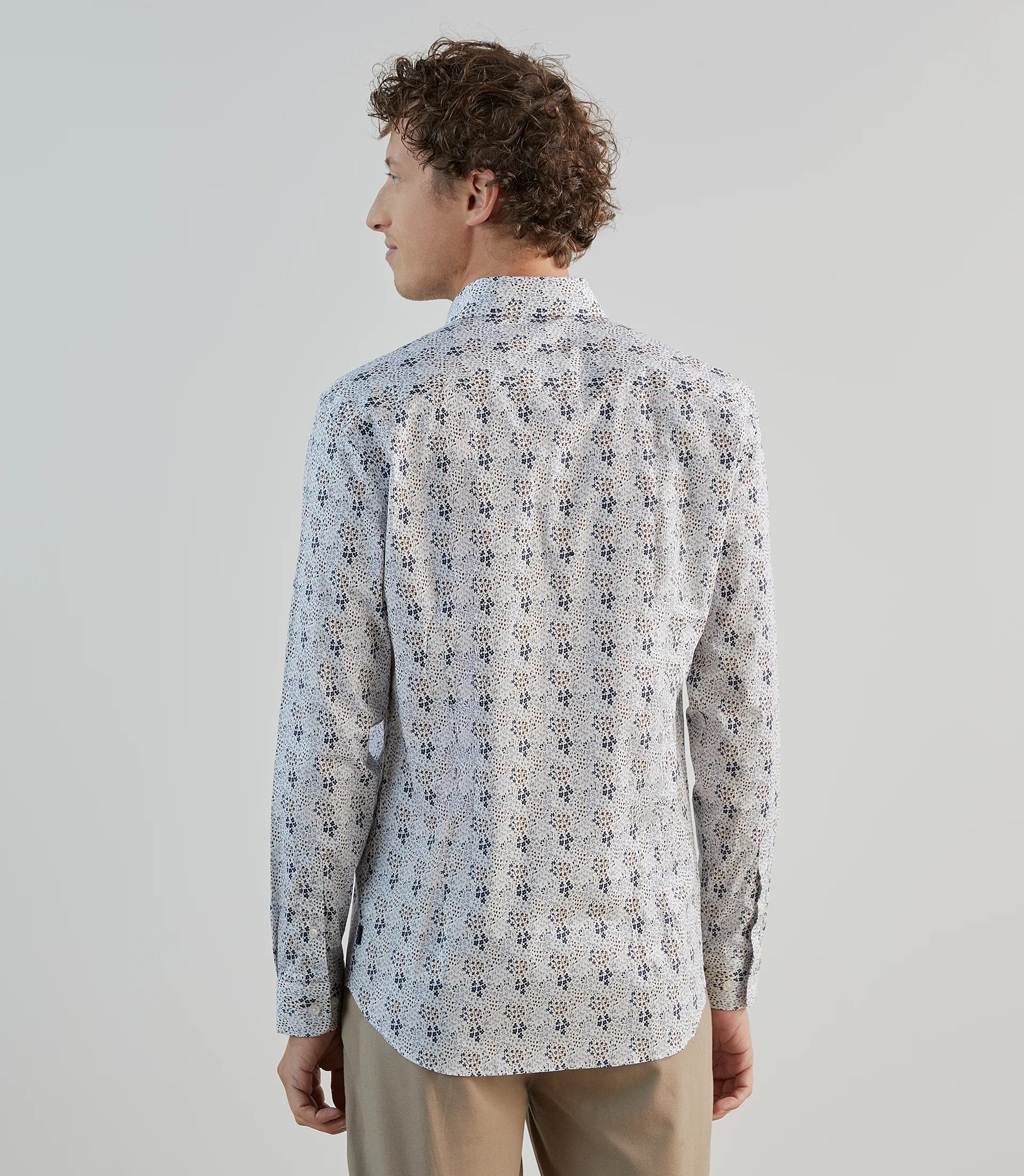Chemise fantaisie blanche - IZAC