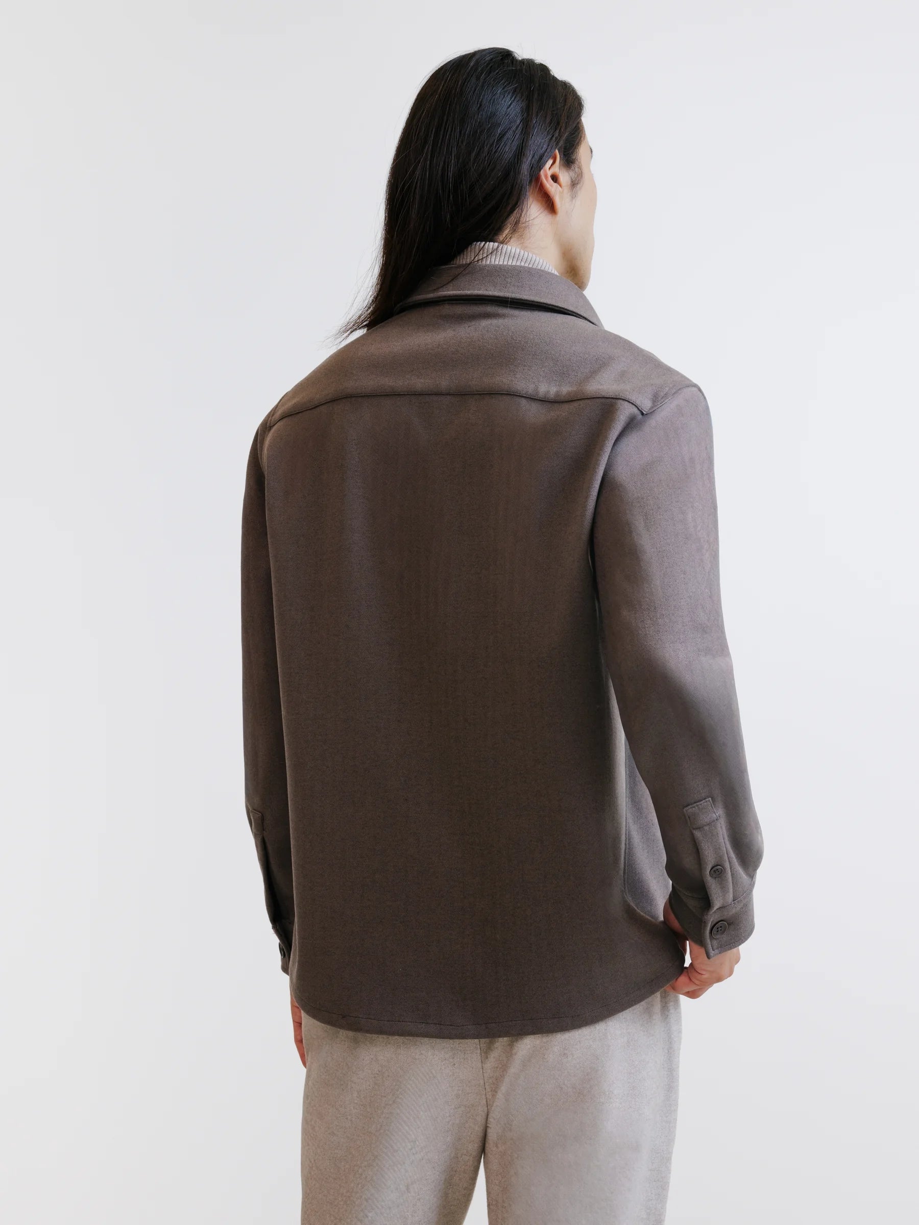 Taupe overshirt