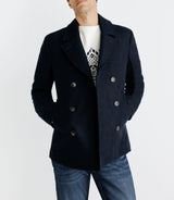 Manteau ville croisé marine - IZAC