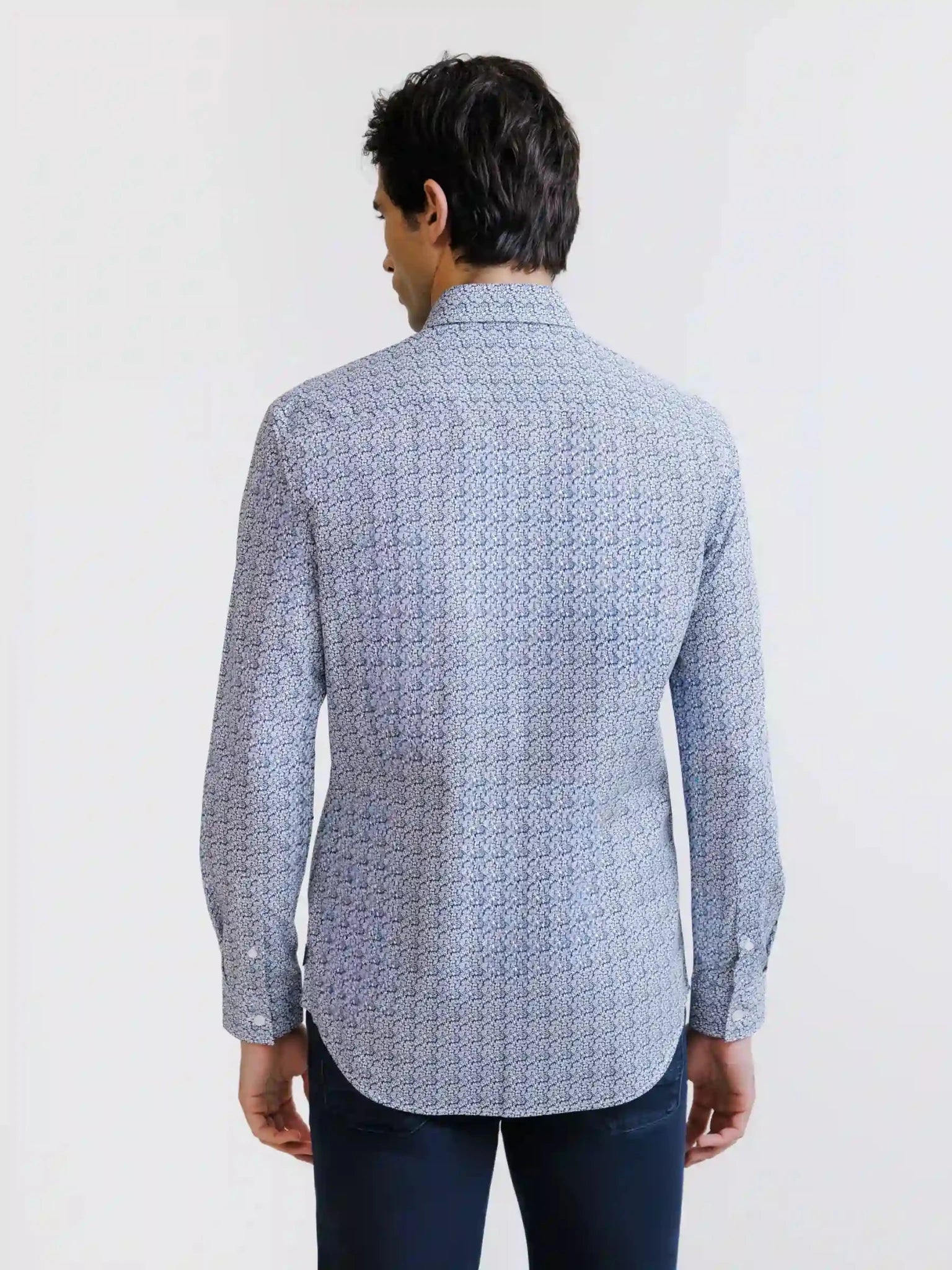 Chemise fantaisie marine - IZAC